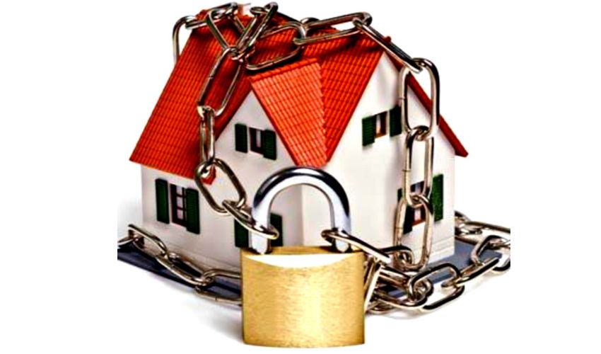 Symbool van een vergrendelde woning in Wijchen